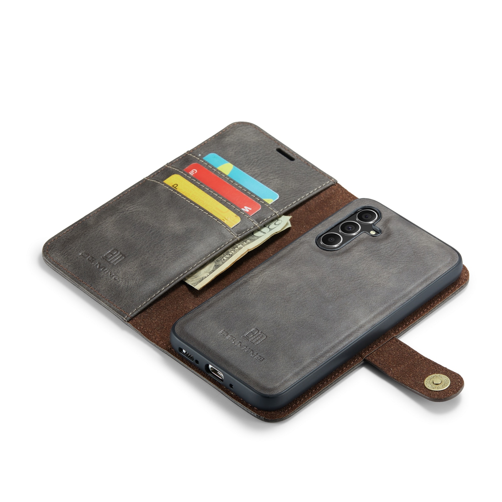 Étui portefeuille Magnet Wallet Samsung Galaxy A54, Brown