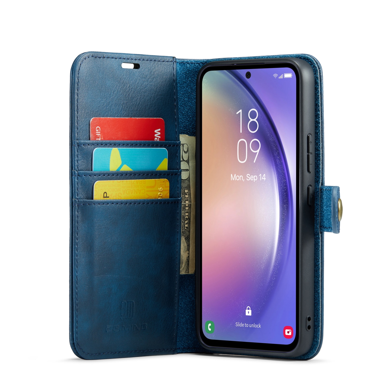 Étui portefeuille Magnet Wallet Samsung Galaxy S23 FE, Blue