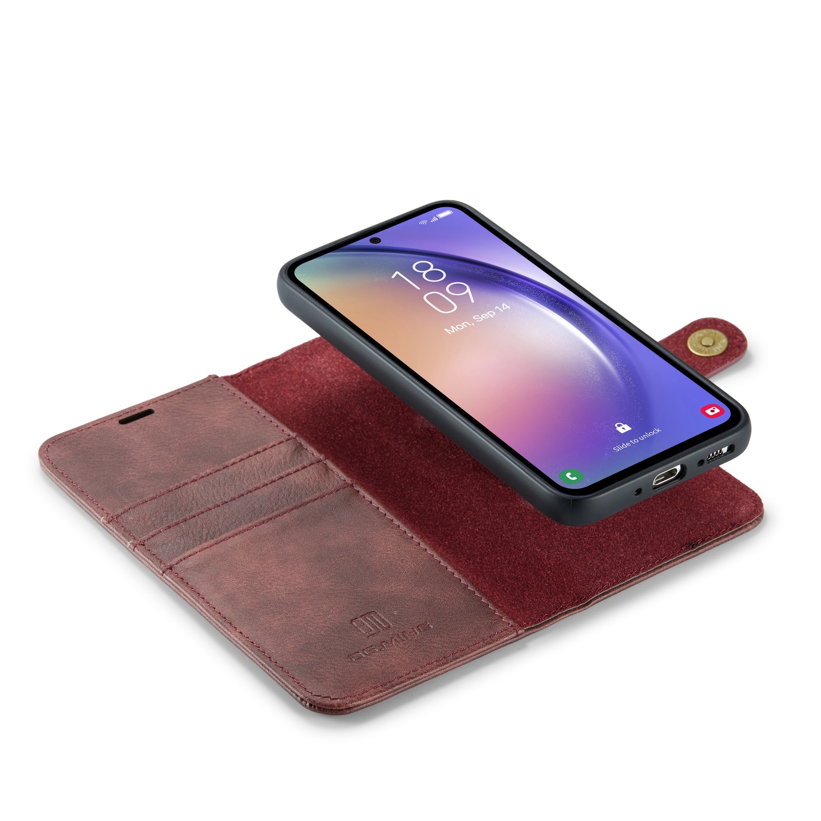 Étui portefeuille Magnet Wallet Samsung Galaxy S23 FE, Red