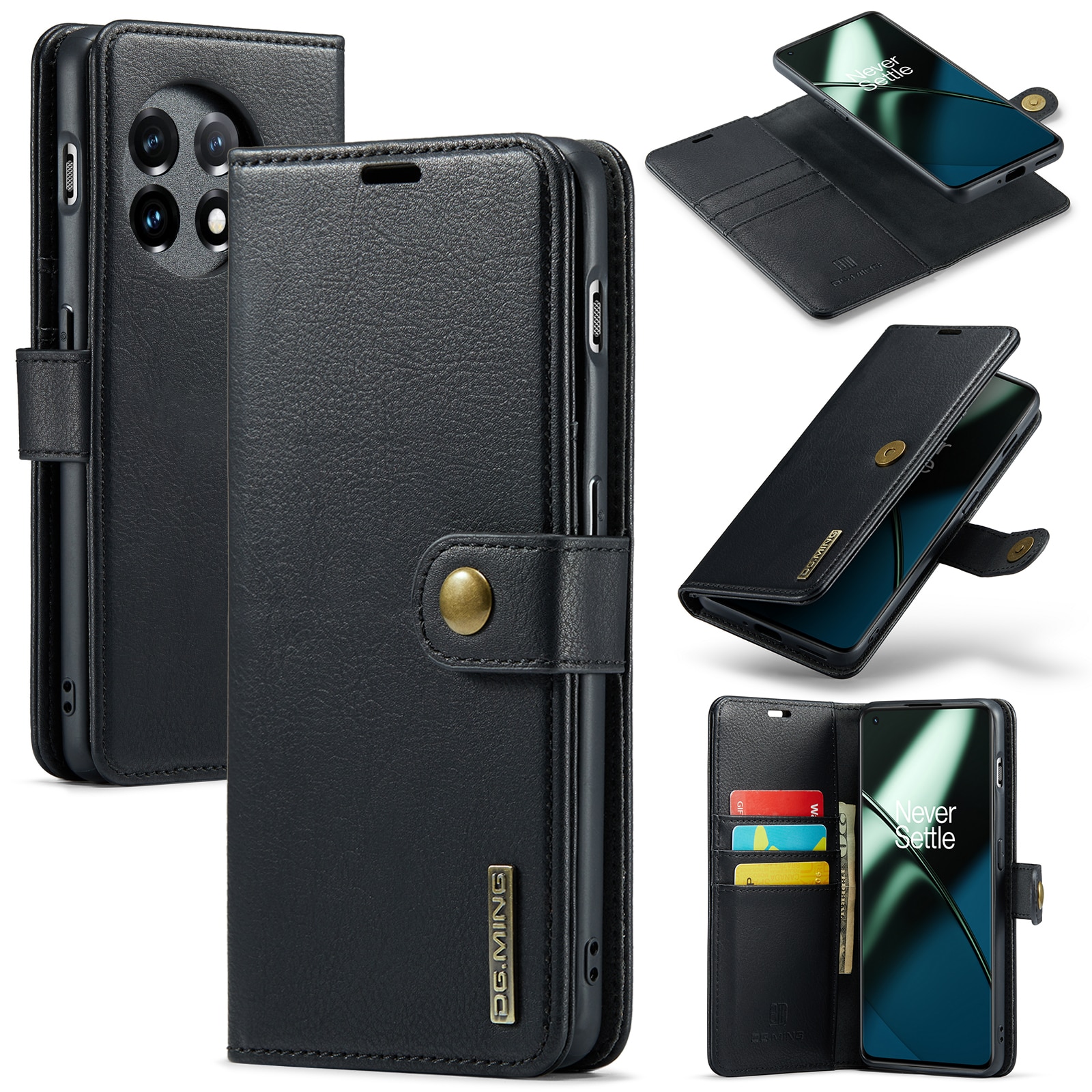 Étui portefeuille Magnet Wallet  OnePlus 11, Black