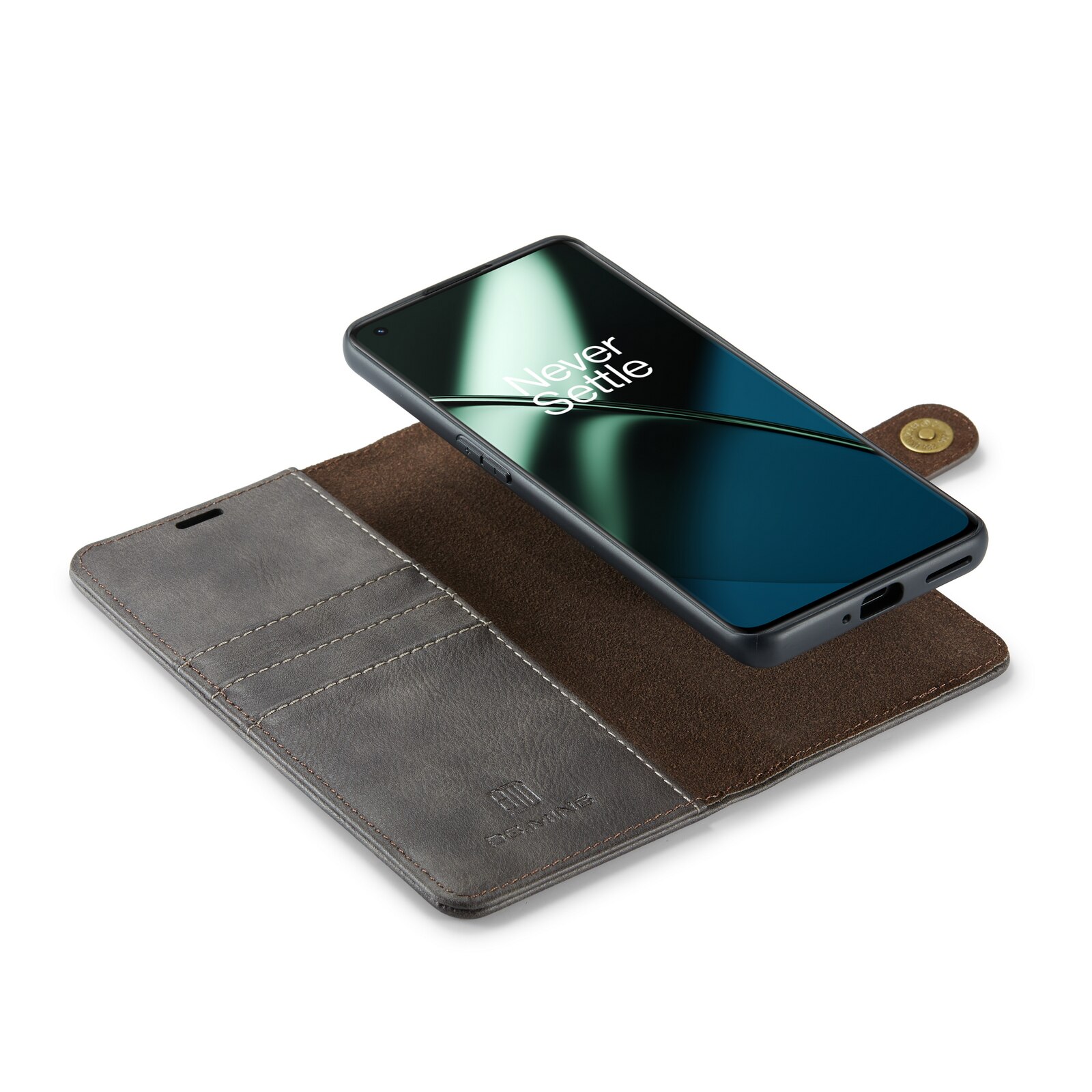 Étui portefeuille Magnet Wallet  OnePlus 11, Brown