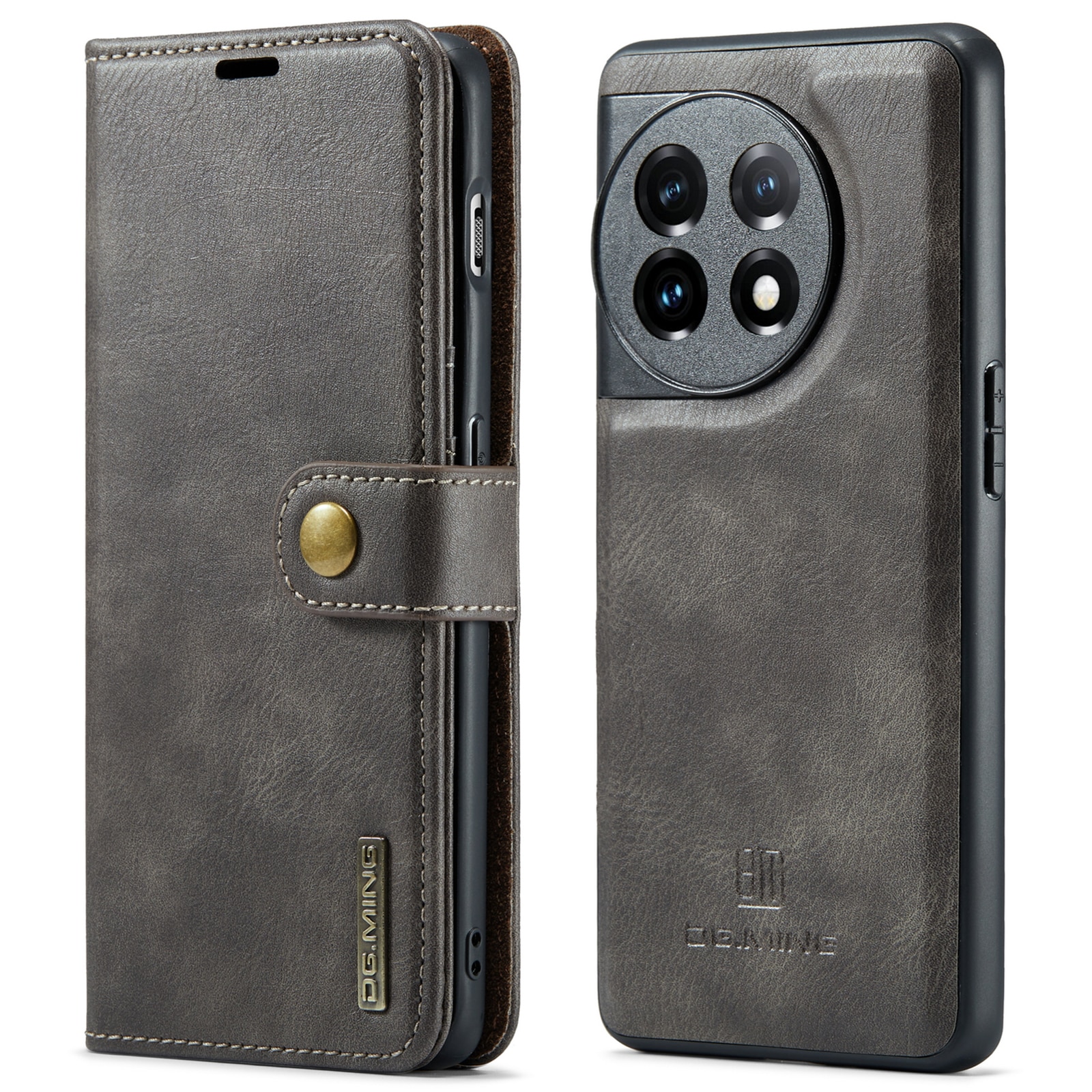 Étui portefeuille Magnet Wallet  OnePlus 11, Brown