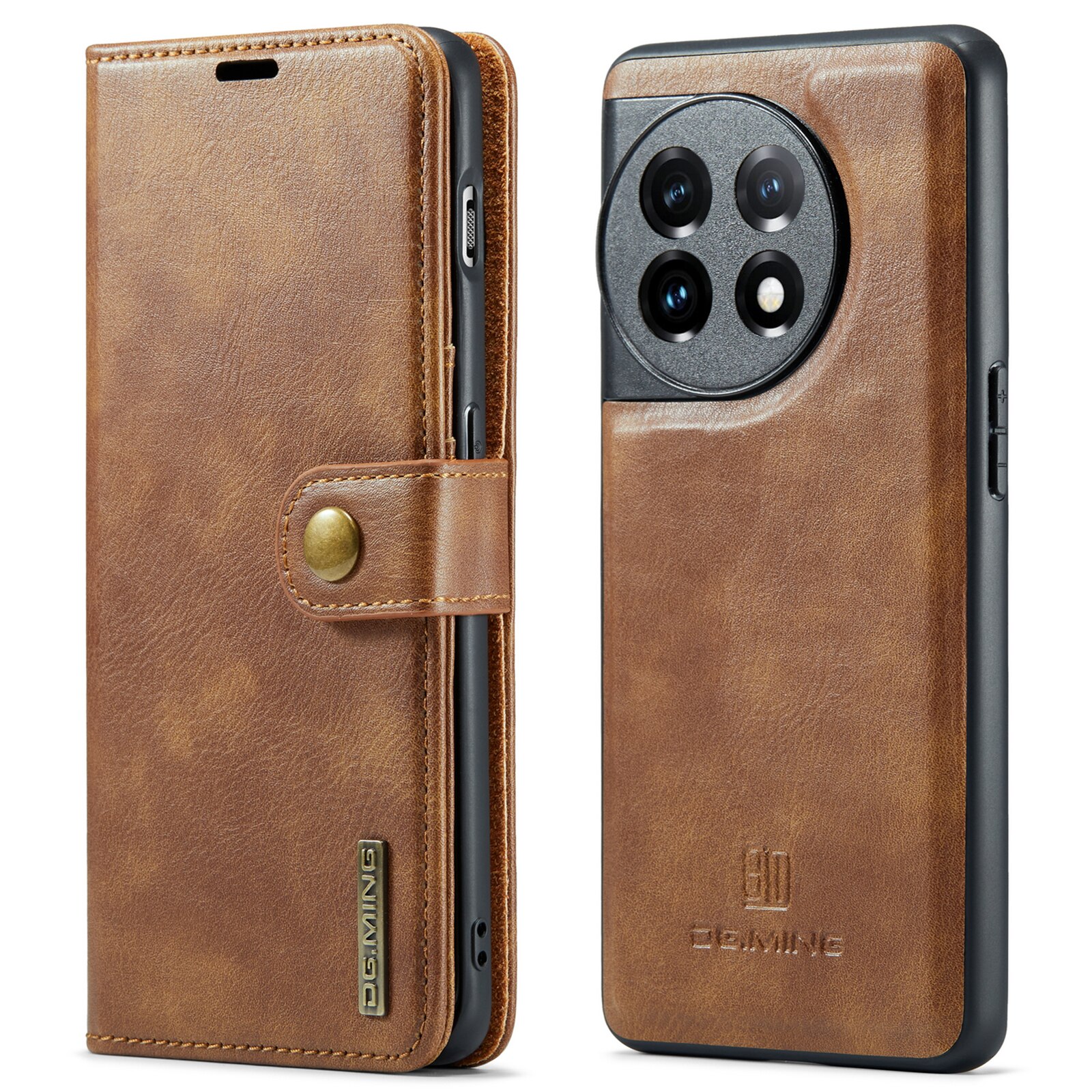 Étui portefeuille Magnet Wallet OnePlus 11, Cognac