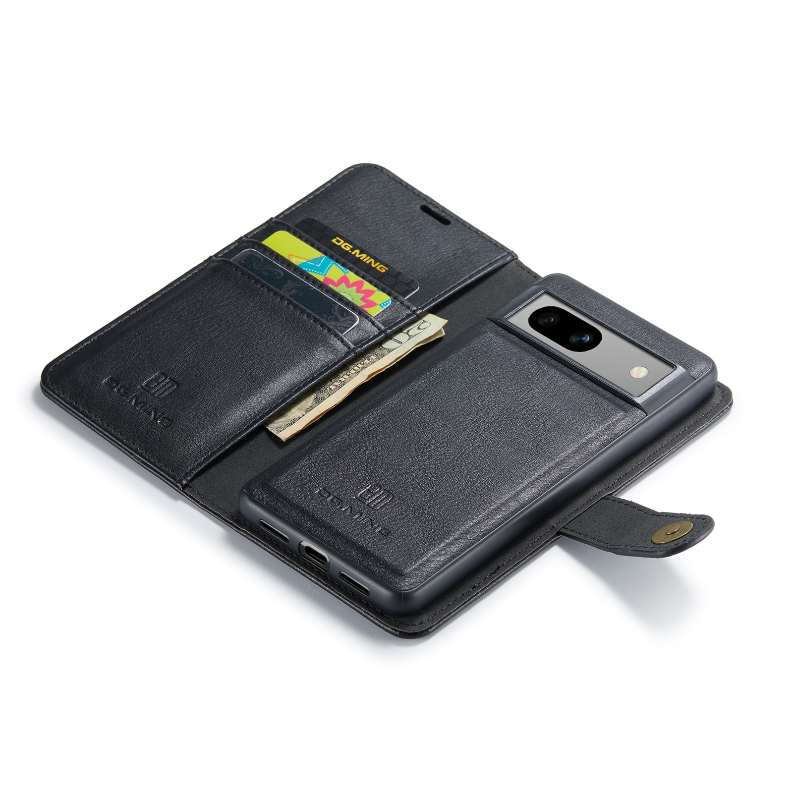 Étui portefeuille Magnet Wallet Google Pixel 7a, Black