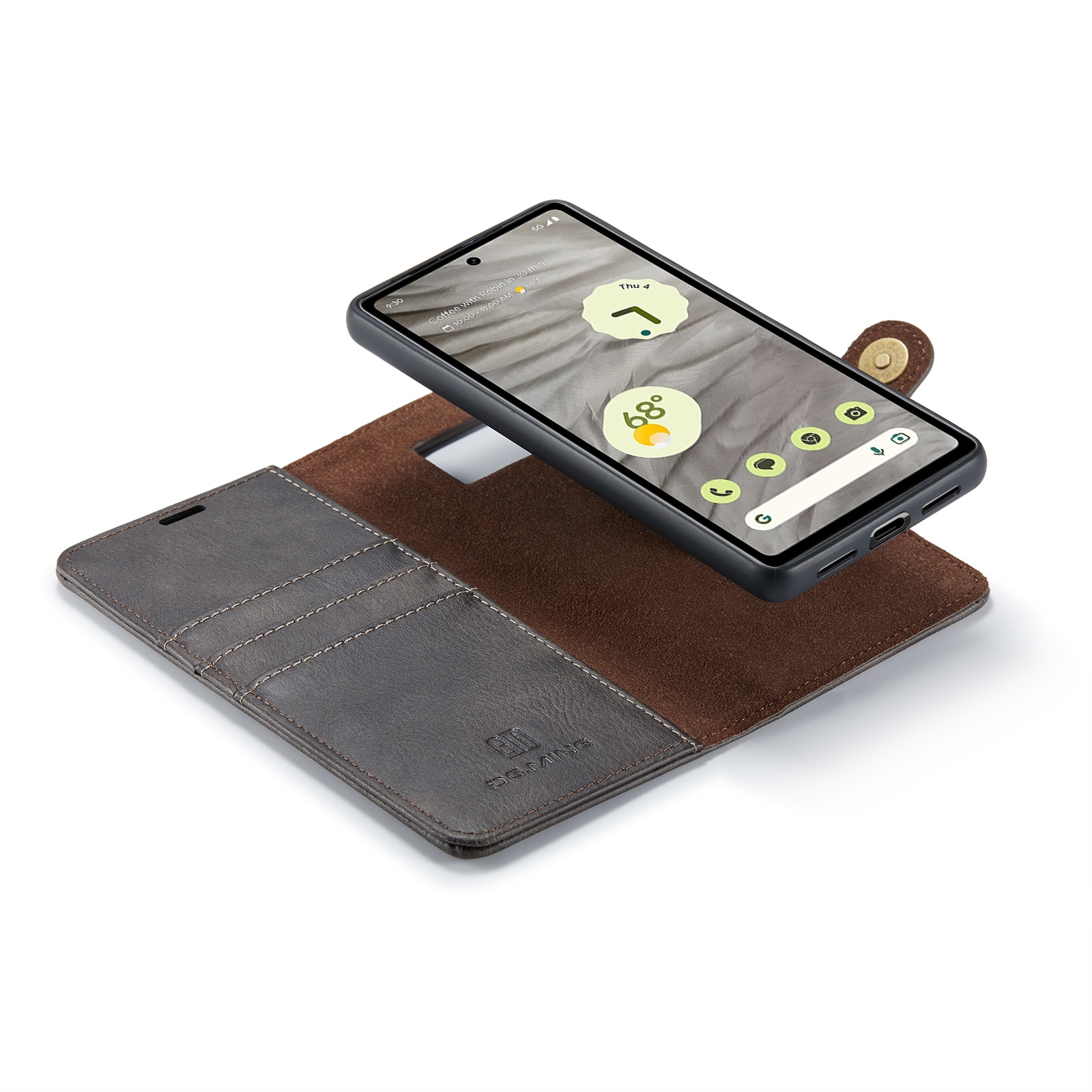 Étui portefeuille Magnet Wallet Google Pixel 7a, Brown