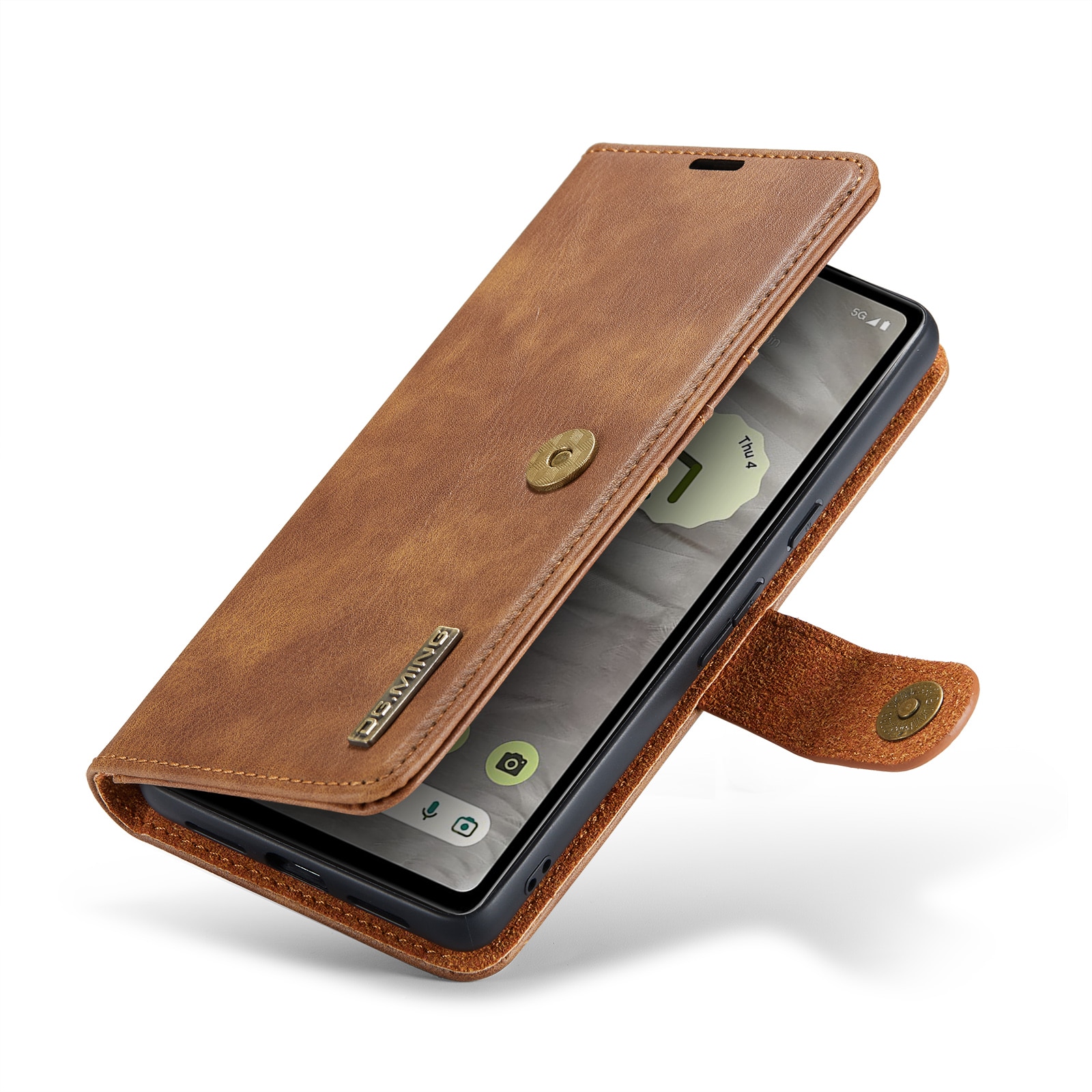 Étui portefeuille Magnet Wallet Google Pixel 7a, Cognac