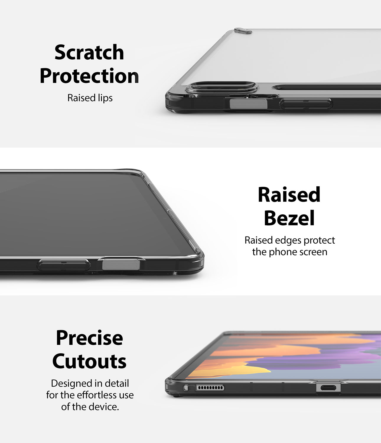 Coque Fusion Samsung Galaxy Tab S7 Clear