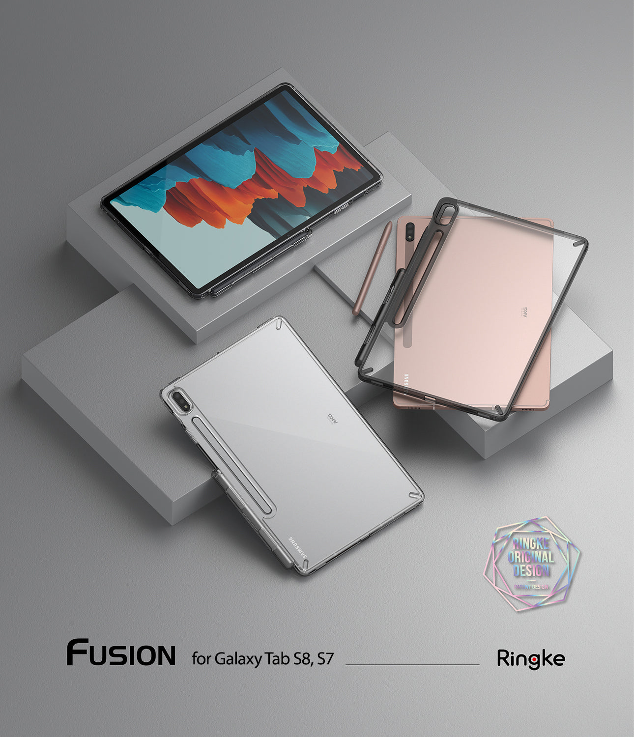 Coque Fusion Samsung Galaxy Tab S8 Clear