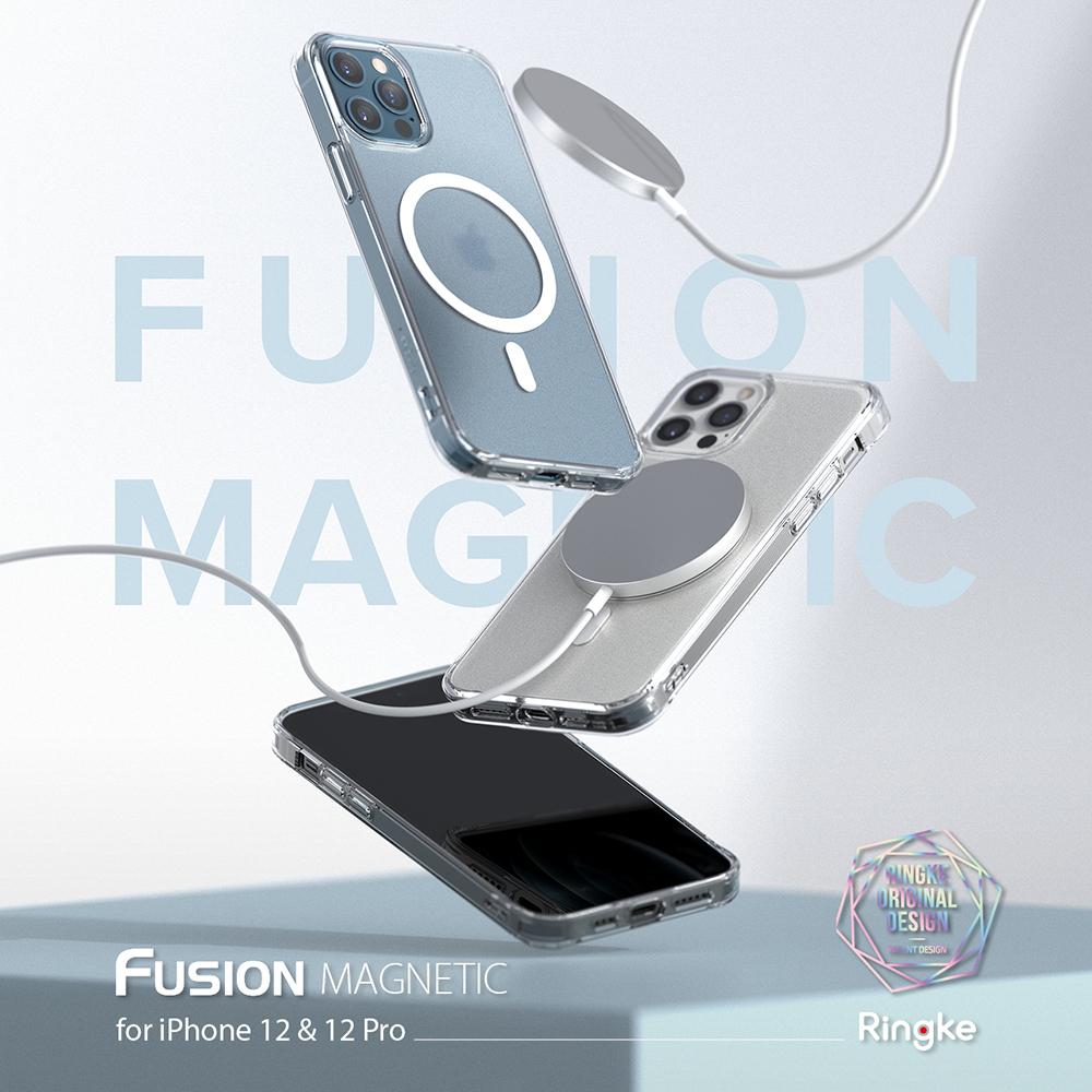 Coque Fusion Magnetic iPhone 12/12 Pro Matte Clear