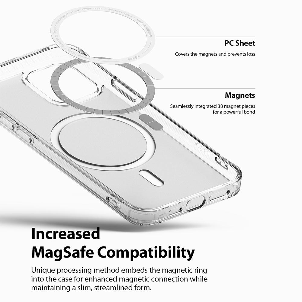 Coque Fusion Magnetic iPhone 12/12 Pro Matte Clear