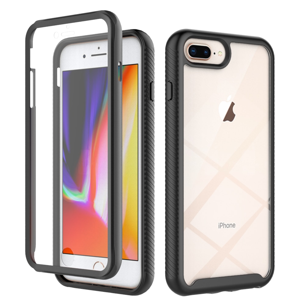 Coque Full Protection iPhone 6 Plus/6S Plus/iPhone 7 Plus/iPhone 8 Plus, Noir