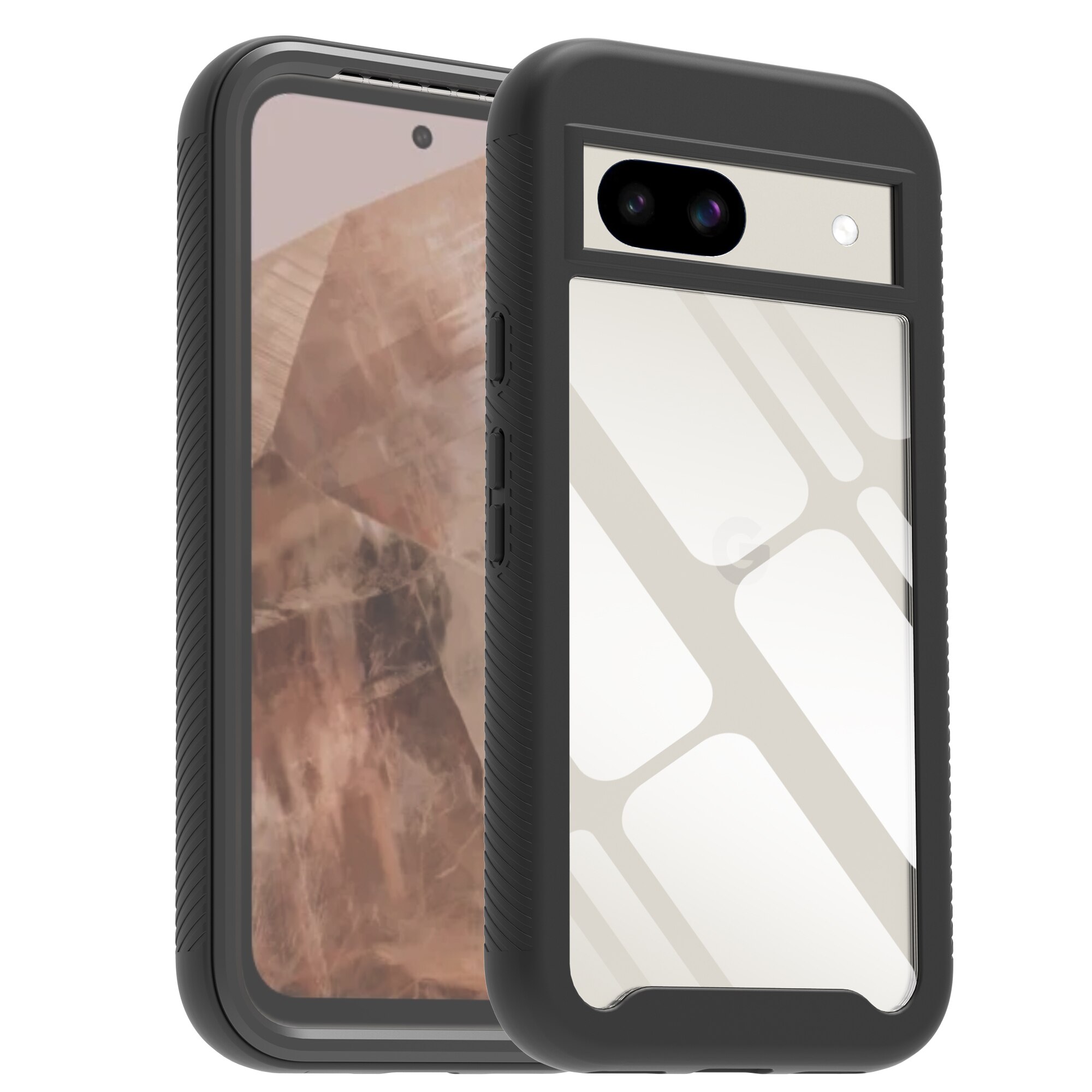 Coque Full Protection Google Pixel 8a, Noir