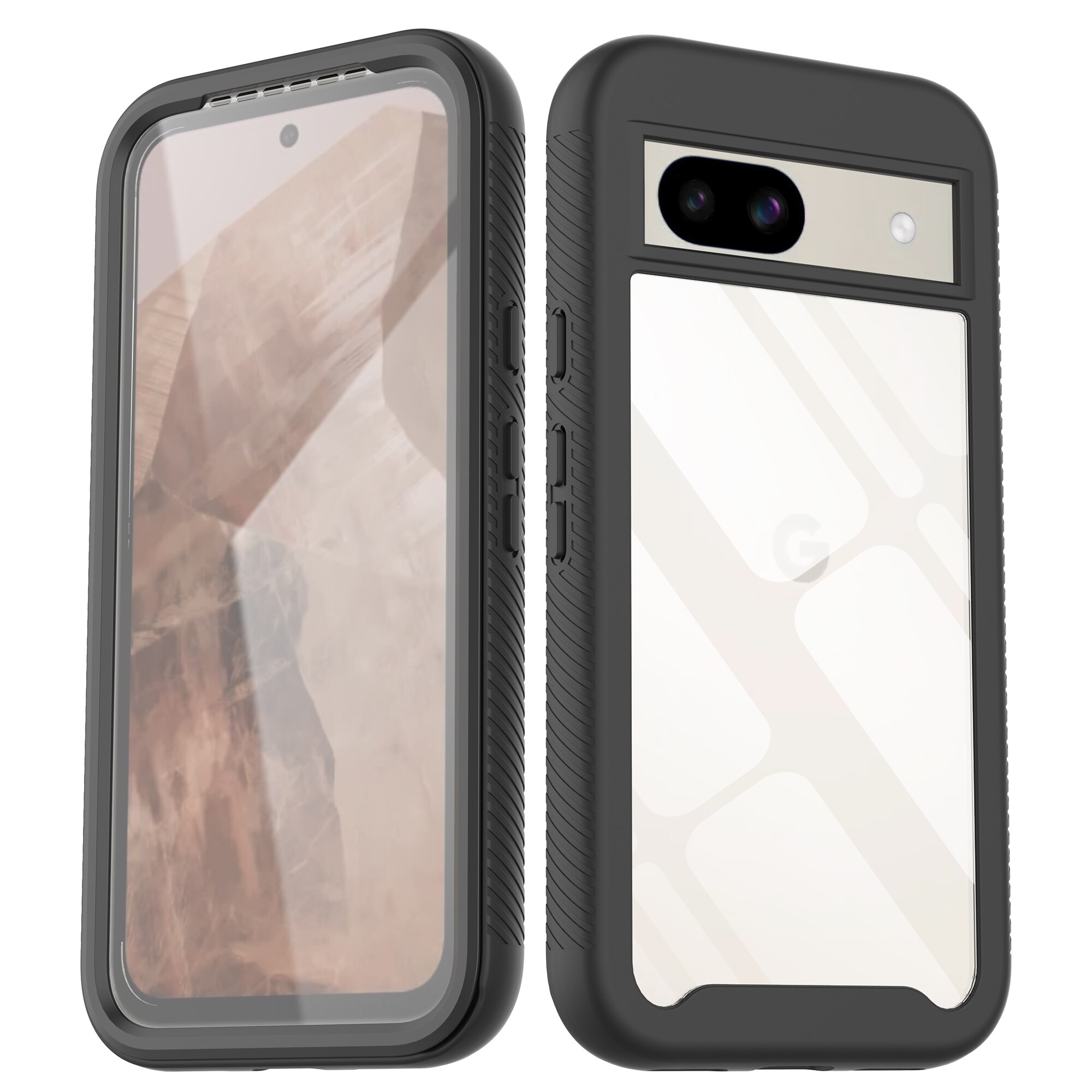 Coque Full Protection Google Pixel 8a, Noir