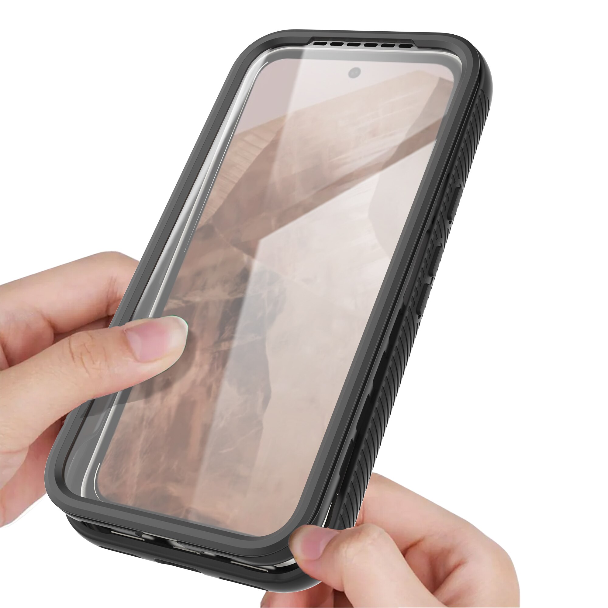 Coque Full Protection Google Pixel 8a, Noir