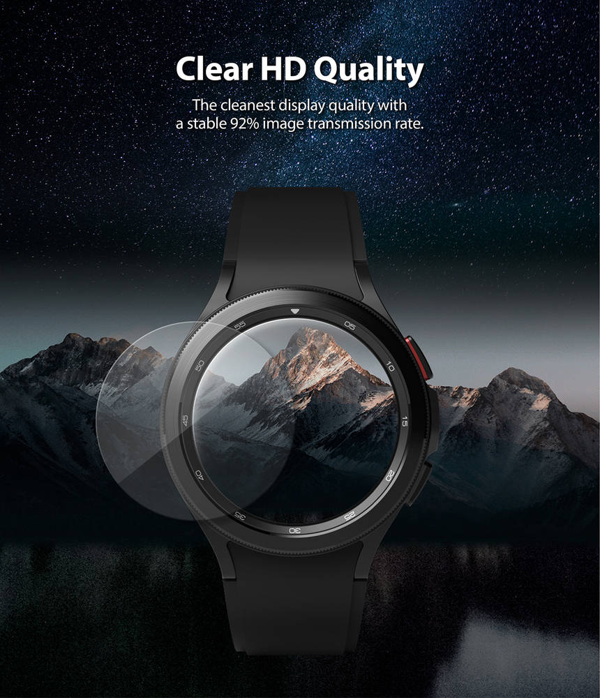 Screen Tempered Glass (4-pack) Samsung Galaxy Watch 4 Classic 46mm