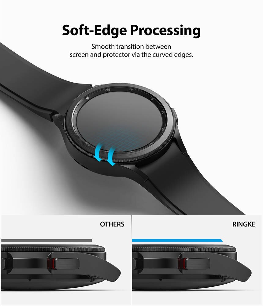 Screen Tempered Glass (4-pack) Samsung Galaxy Watch 4 Classic 46mm