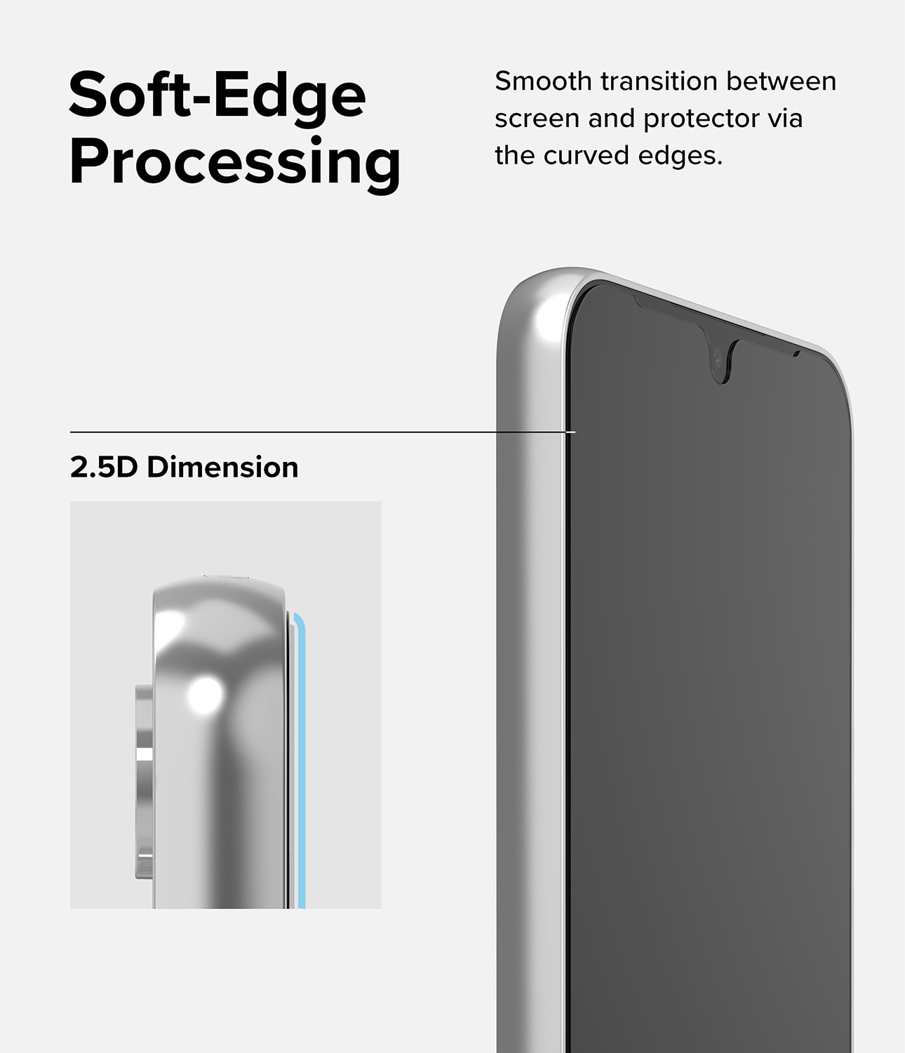 Screen Protector Glass Samsung Galaxy A34 (2 pièces)