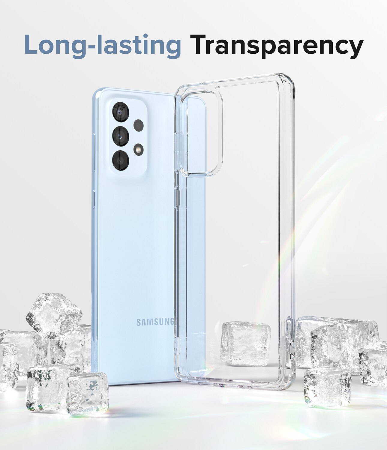 Coque Fusion Samsung Galaxy A53, Transparent