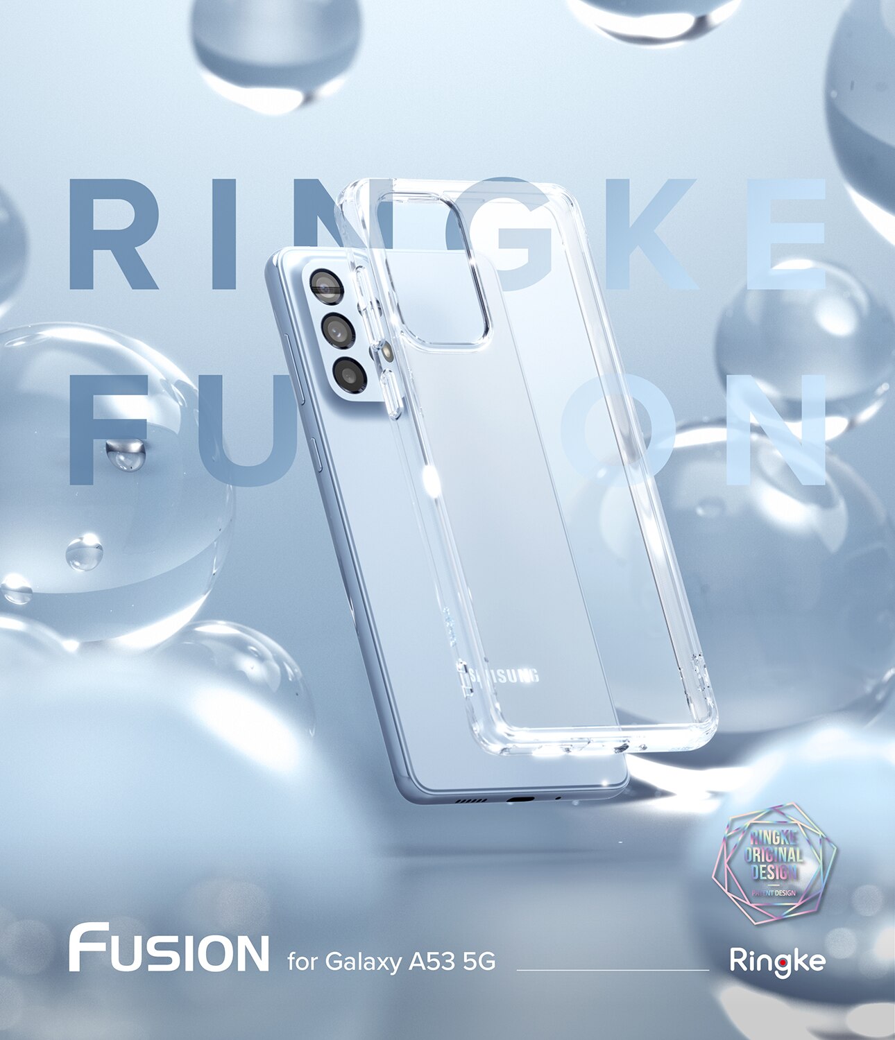 Coque Fusion Samsung Galaxy A53, Transparent