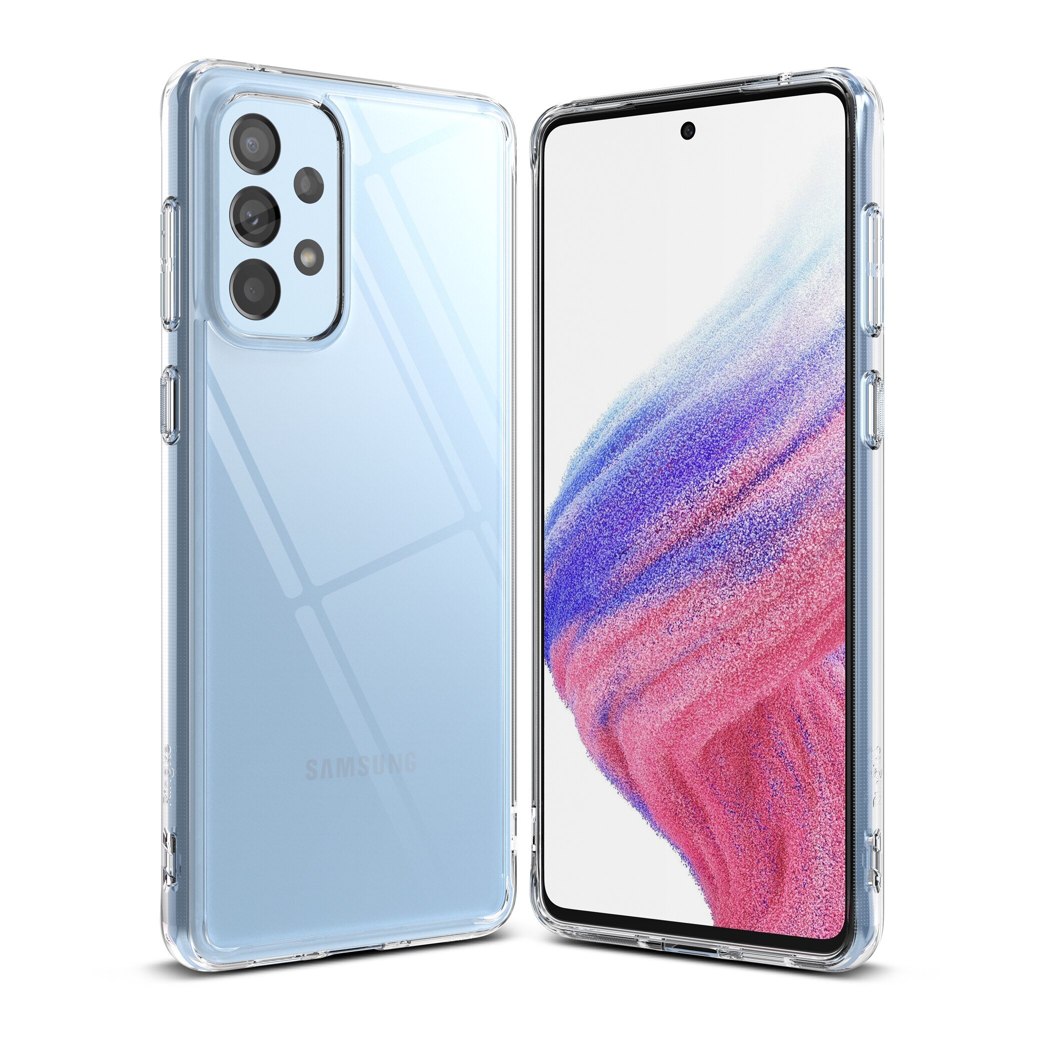 Coque Fusion Samsung Galaxy A53, Transparent