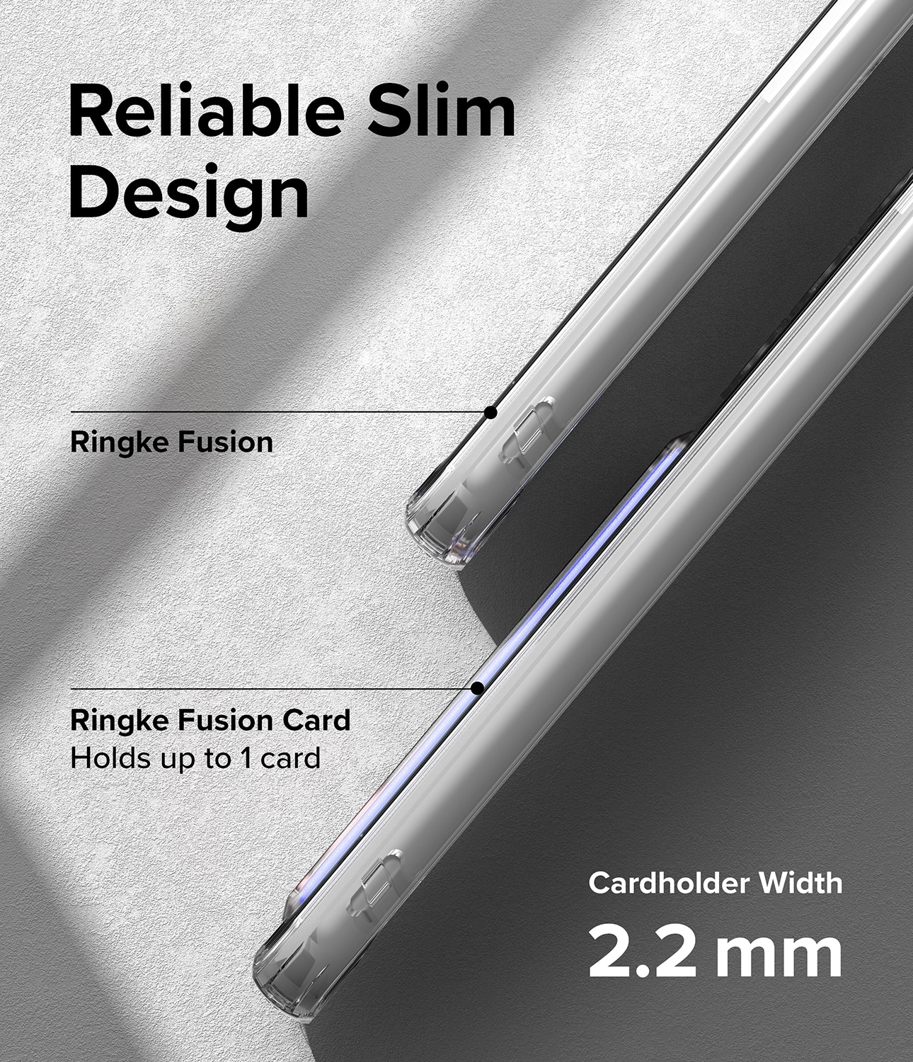 Coque Fusion Card Samsung Galaxy A54, transparent