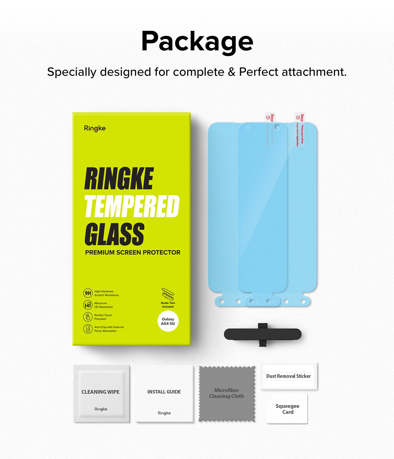 Screen Protector Glass Samsung Galaxy A54 (2 pièces)