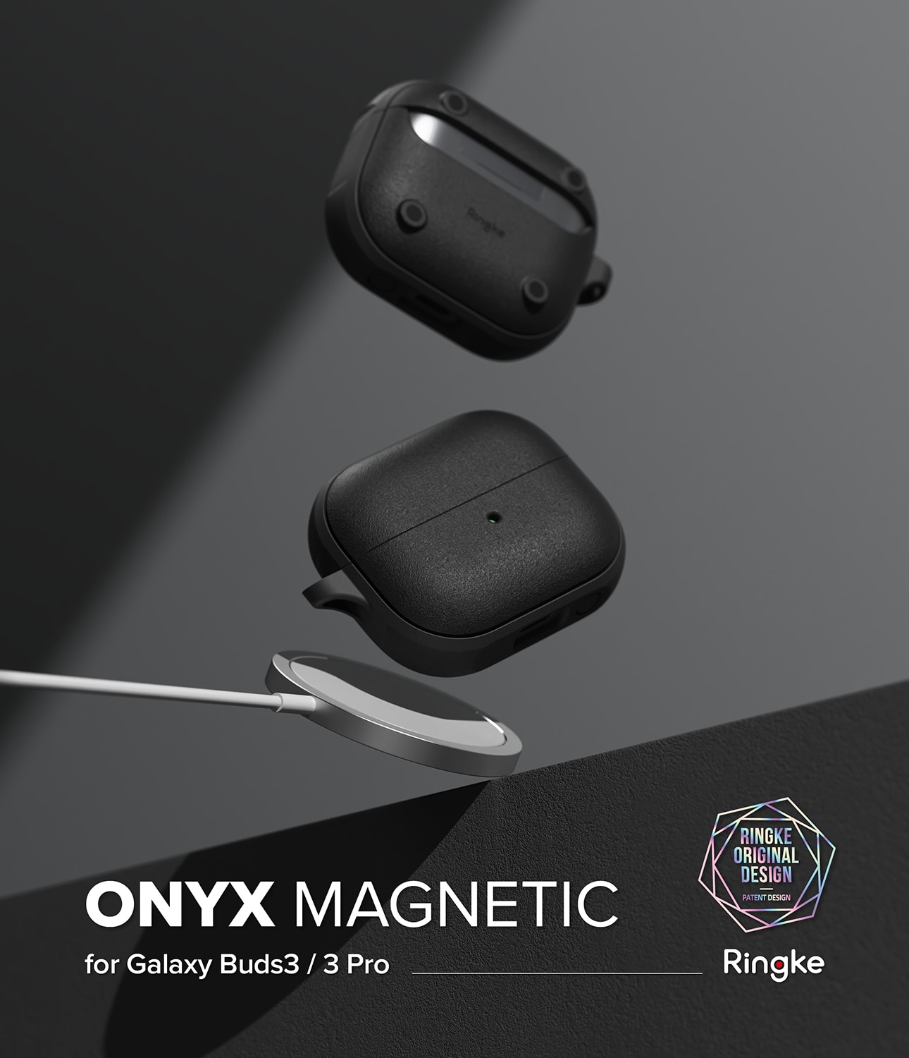 Coque Onyx Magnetic Samsung Galaxy Buds 3, Black