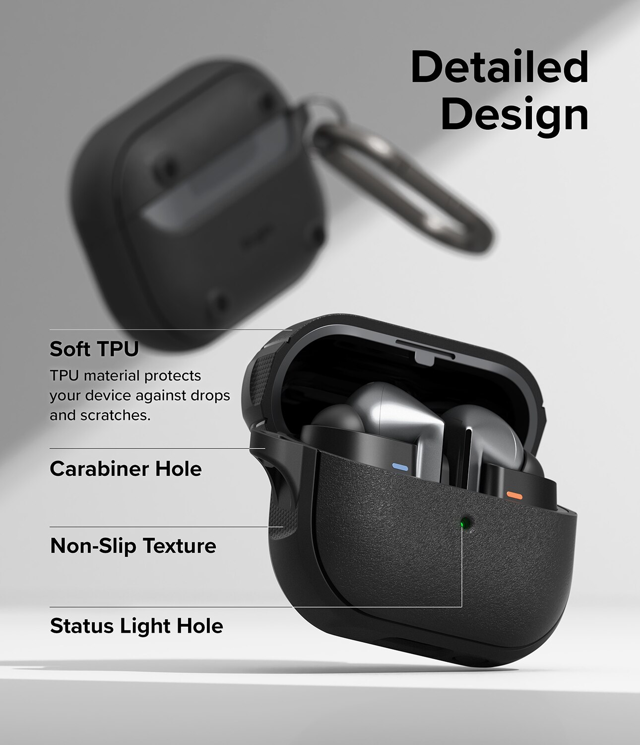 Coque Onyx Magnetic Samsung Galaxy Buds 3, Black