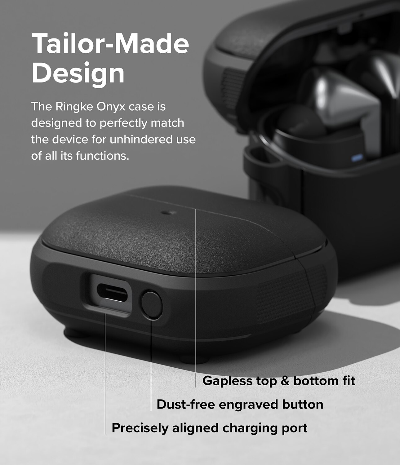Coque Onyx Magnetic Samsung Galaxy Buds 3, Black
