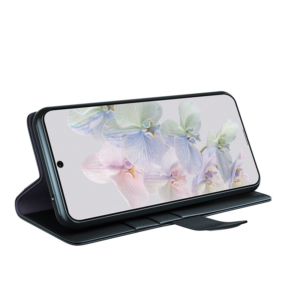 Étui en cuir veritable Google Pixel 7, Noir