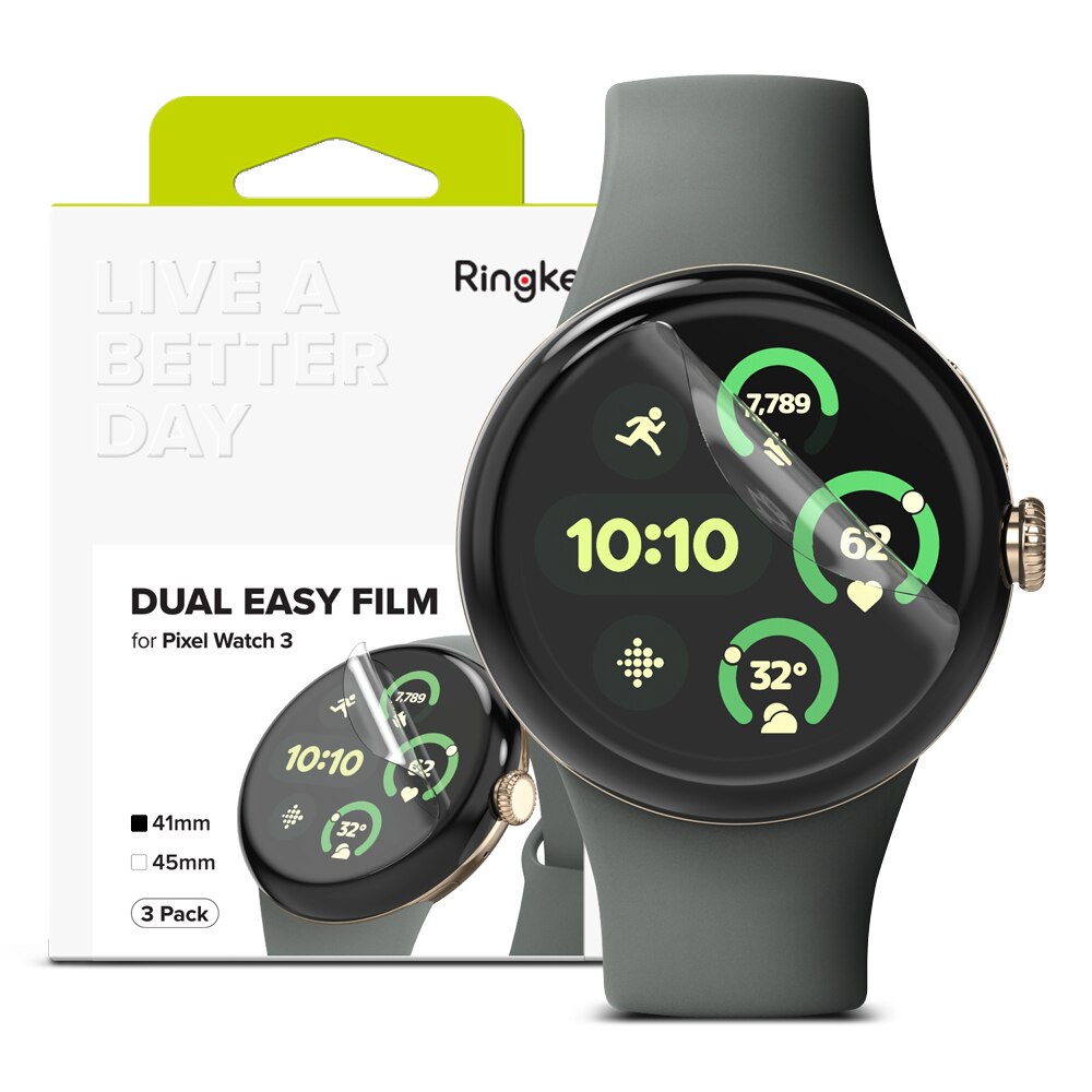 Dual Easy Screen Protector (3 pièces) Google Pixel Watch 3 41mm