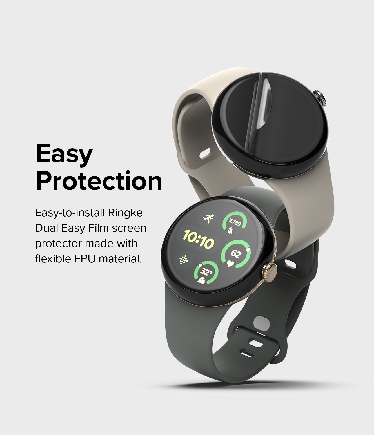 Dual Easy Screen Protector (3 pièces) Google Pixel Watch 3 41mm