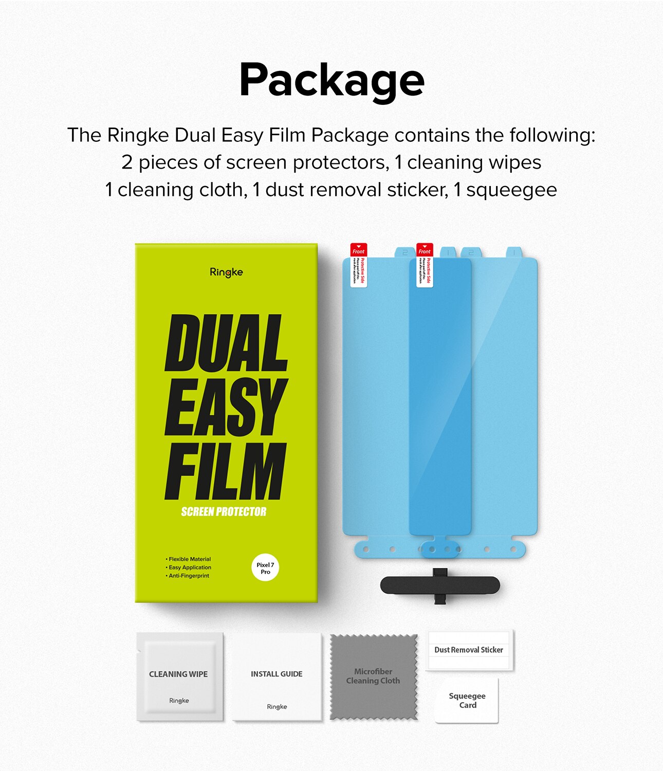 Dual Easy Screen Protector (2 pièces) Google Pixel 7 Pro