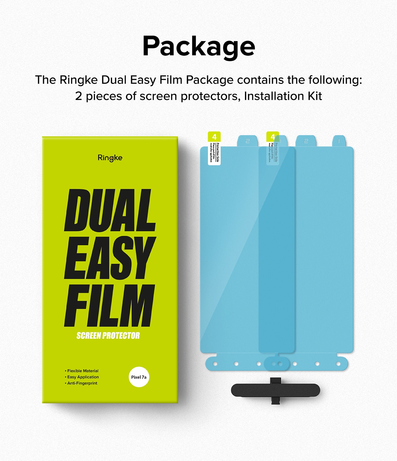 Dual Easy Screen Protector (2 pièces) Google Pixel 7a