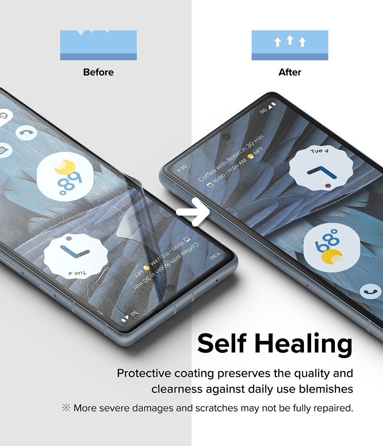 Dual Easy Screen Protector (2 pièces) Google Pixel 7a