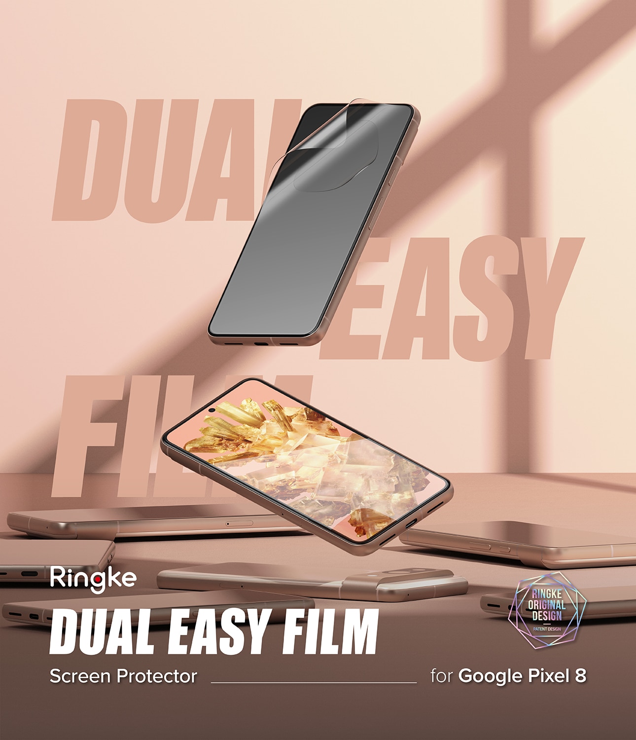Dual Easy Screen Protector (2 pièces) Google Pixel 8