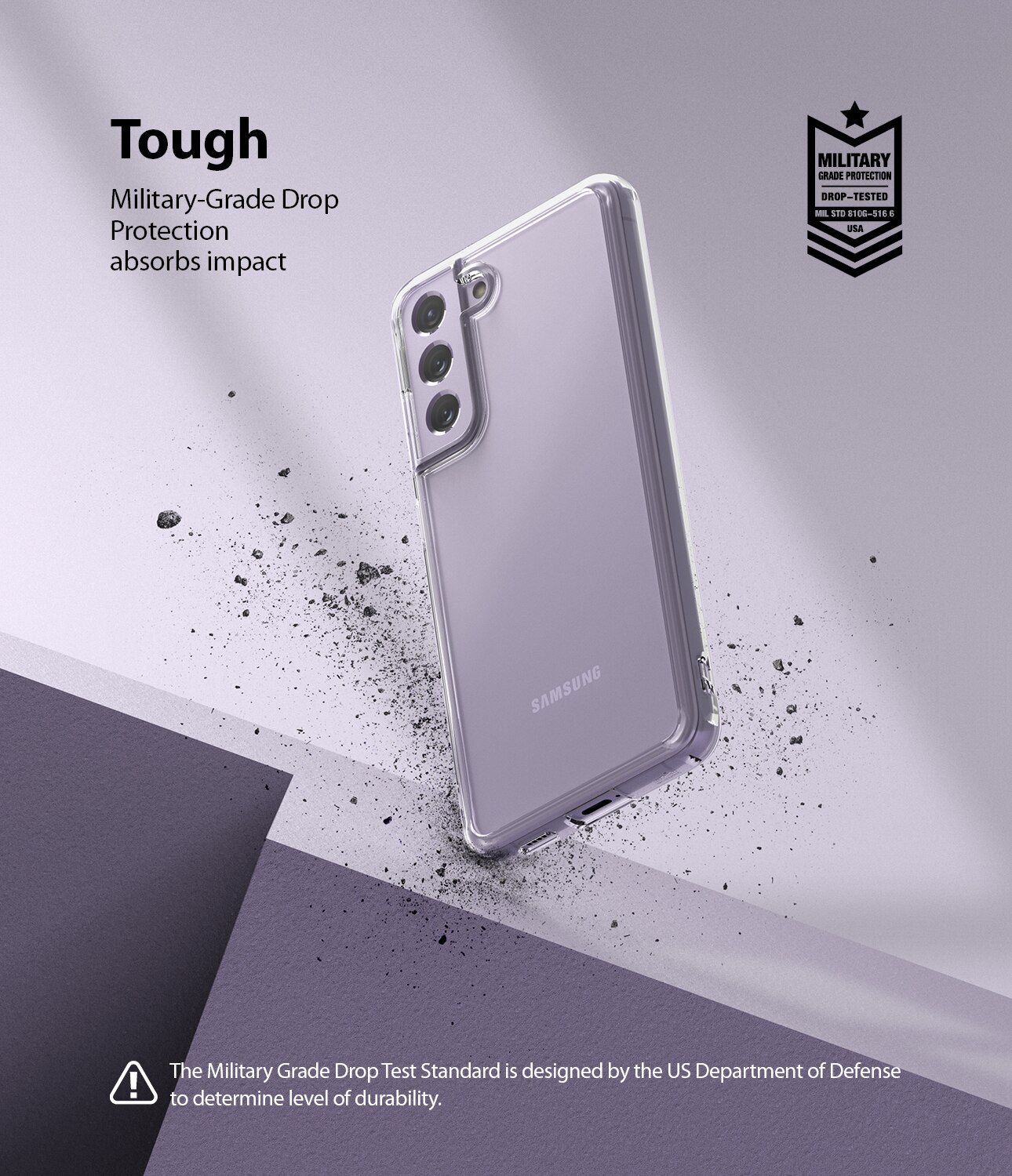 Coque Fusion Samsung Galaxy S21 FE, Transparent