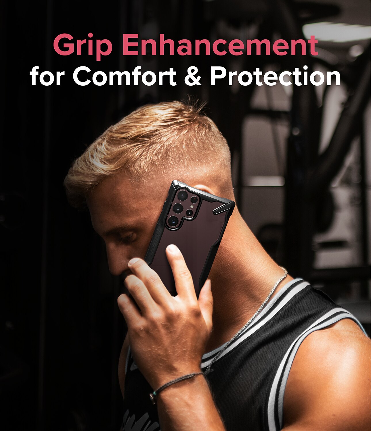 Coque Fusion X Samsung Galaxy S22 Ultra, Noir