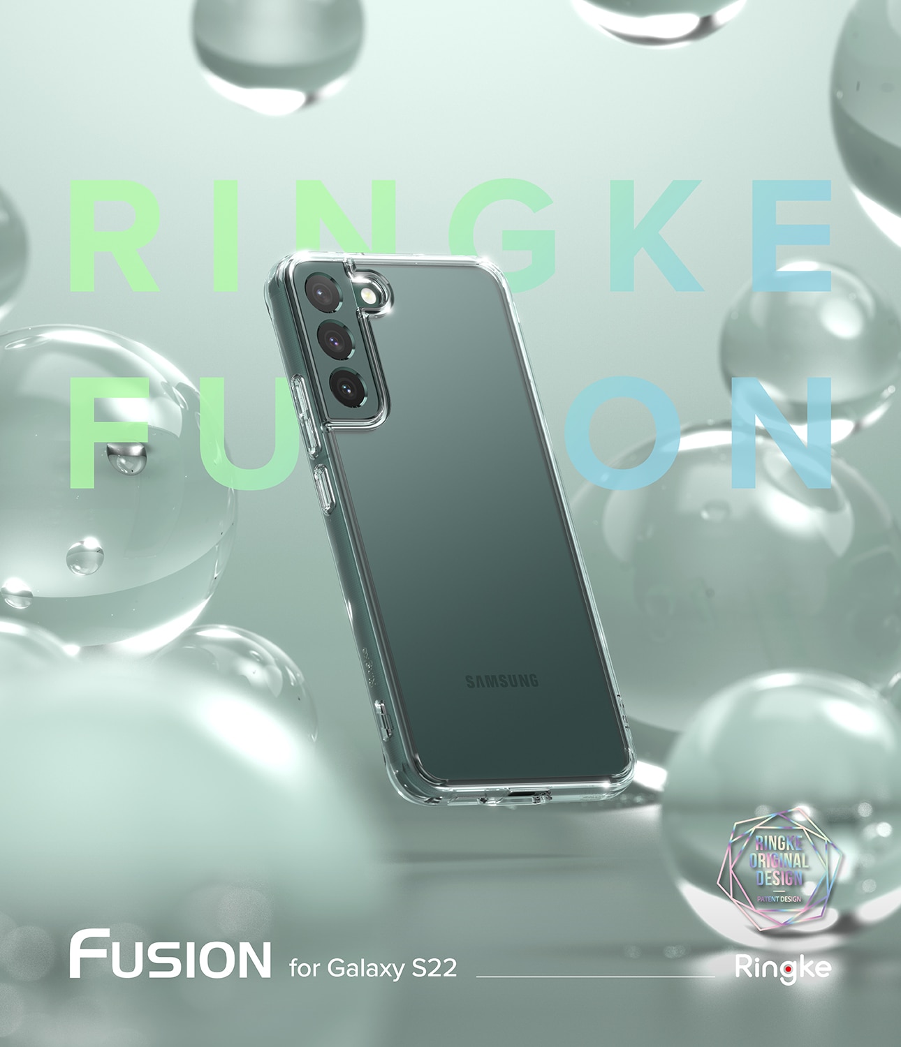 Coque Fusion Samsung Galaxy S22, Transparent