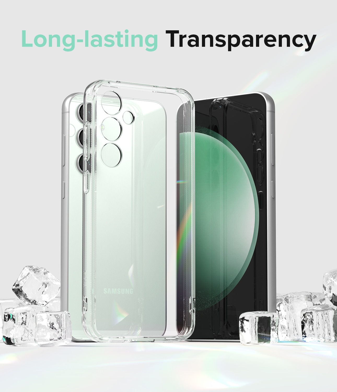 Coque Fusion Samsung Galaxy S23 FE, Transparent