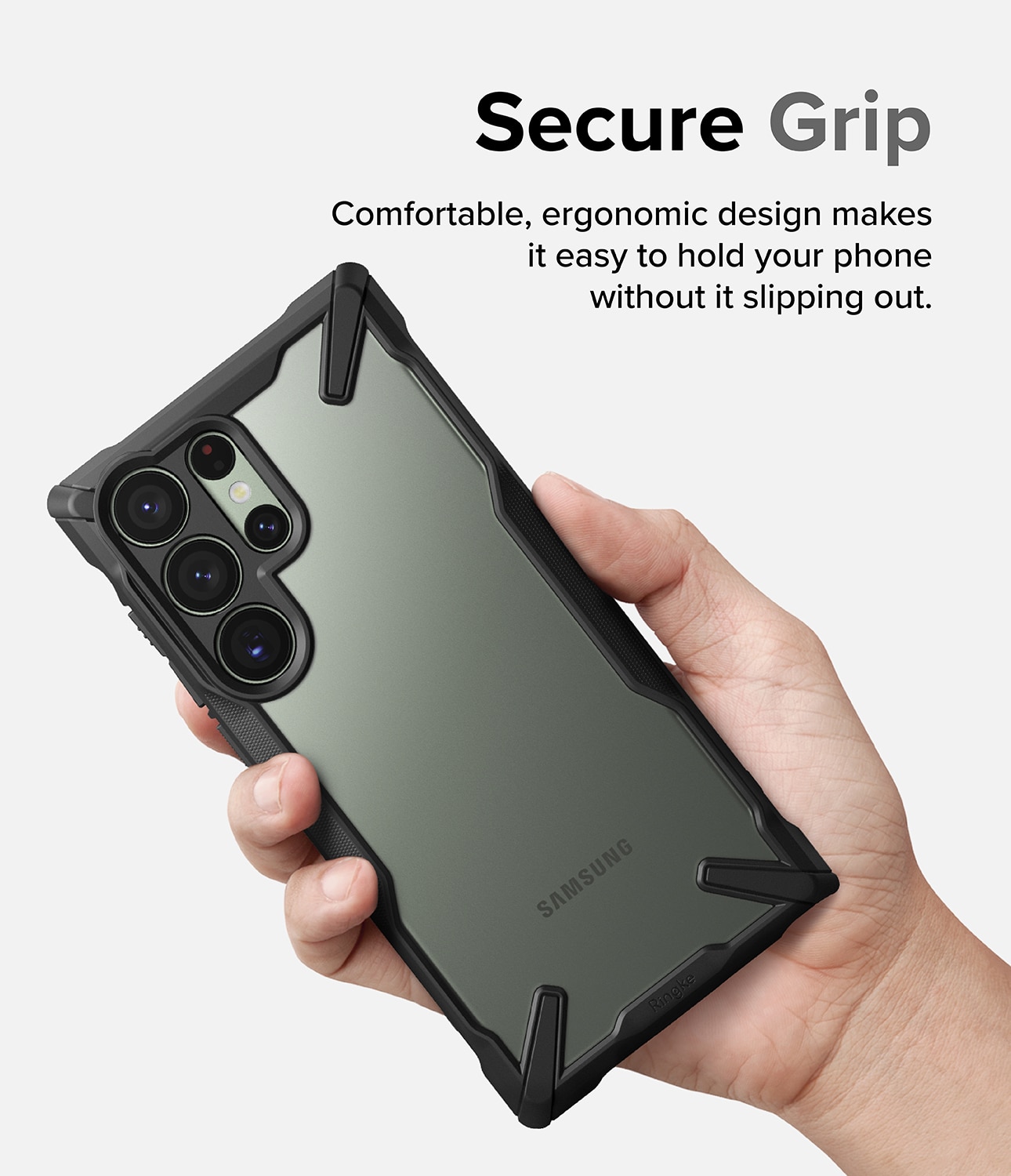 Coque Fusion X Samsung Galaxy S23 Ultra, Noir