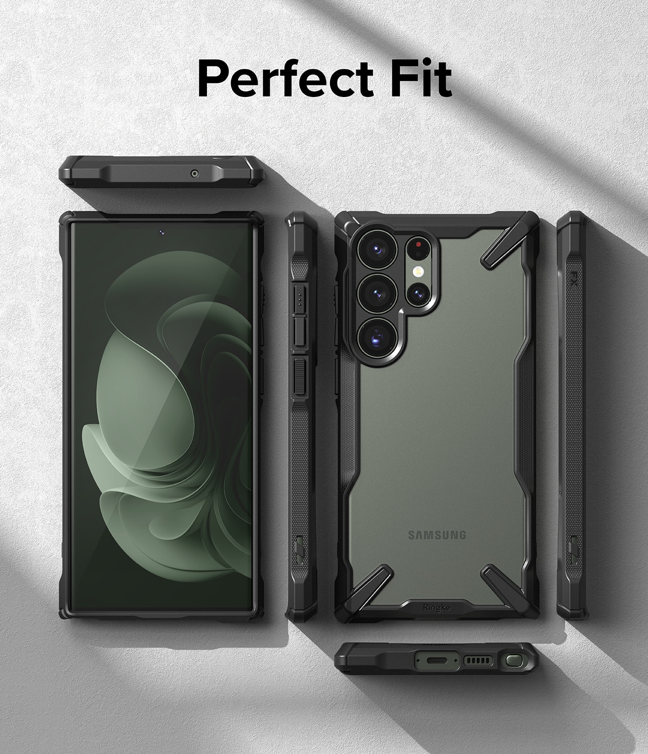 Coque Fusion X Samsung Galaxy S23 Ultra, Noir