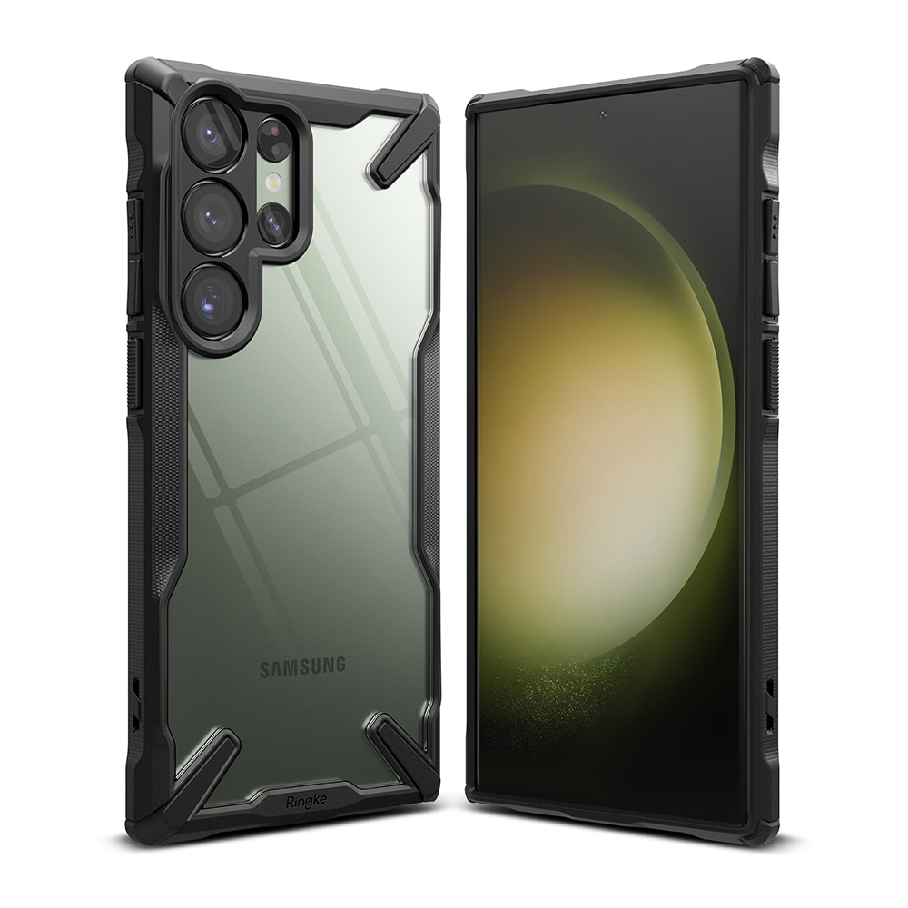 Coque Fusion X Samsung Galaxy S23 Ultra, Noir