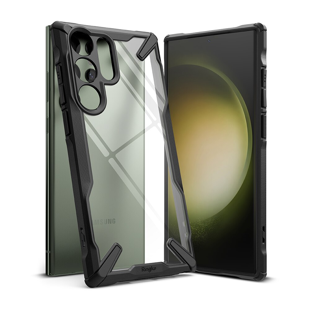 Coque Fusion X Samsung Galaxy S23 Ultra, Noir