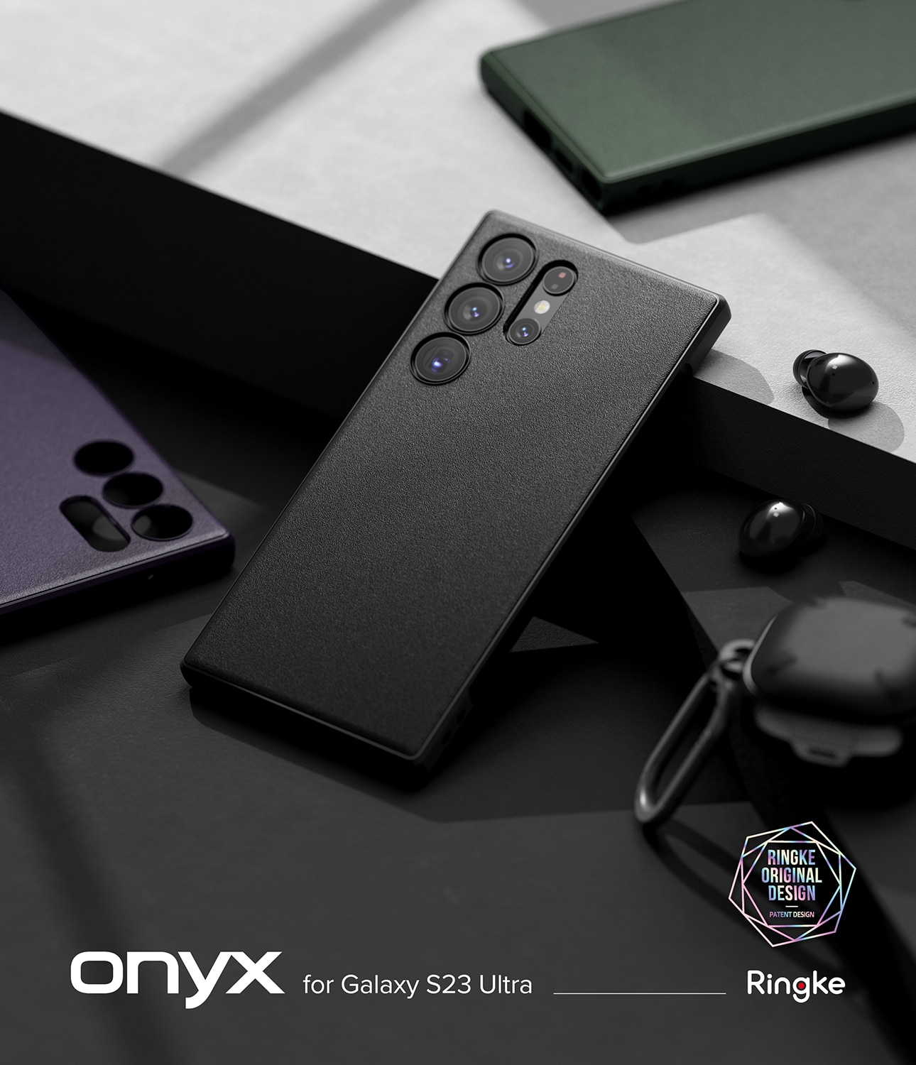 Coque Onyx Samsung Galaxy S23 Ultra, Black