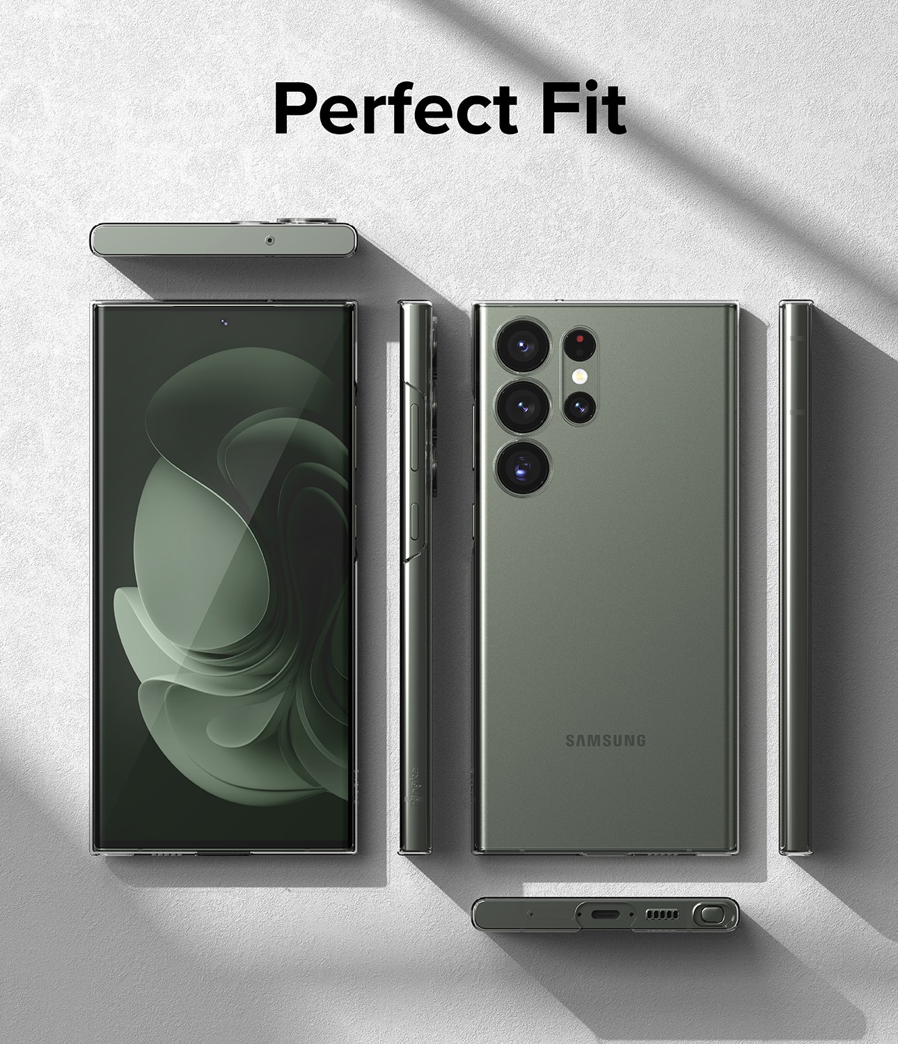 Coque Slim Samsung Galaxy S23 Ultra, Clear