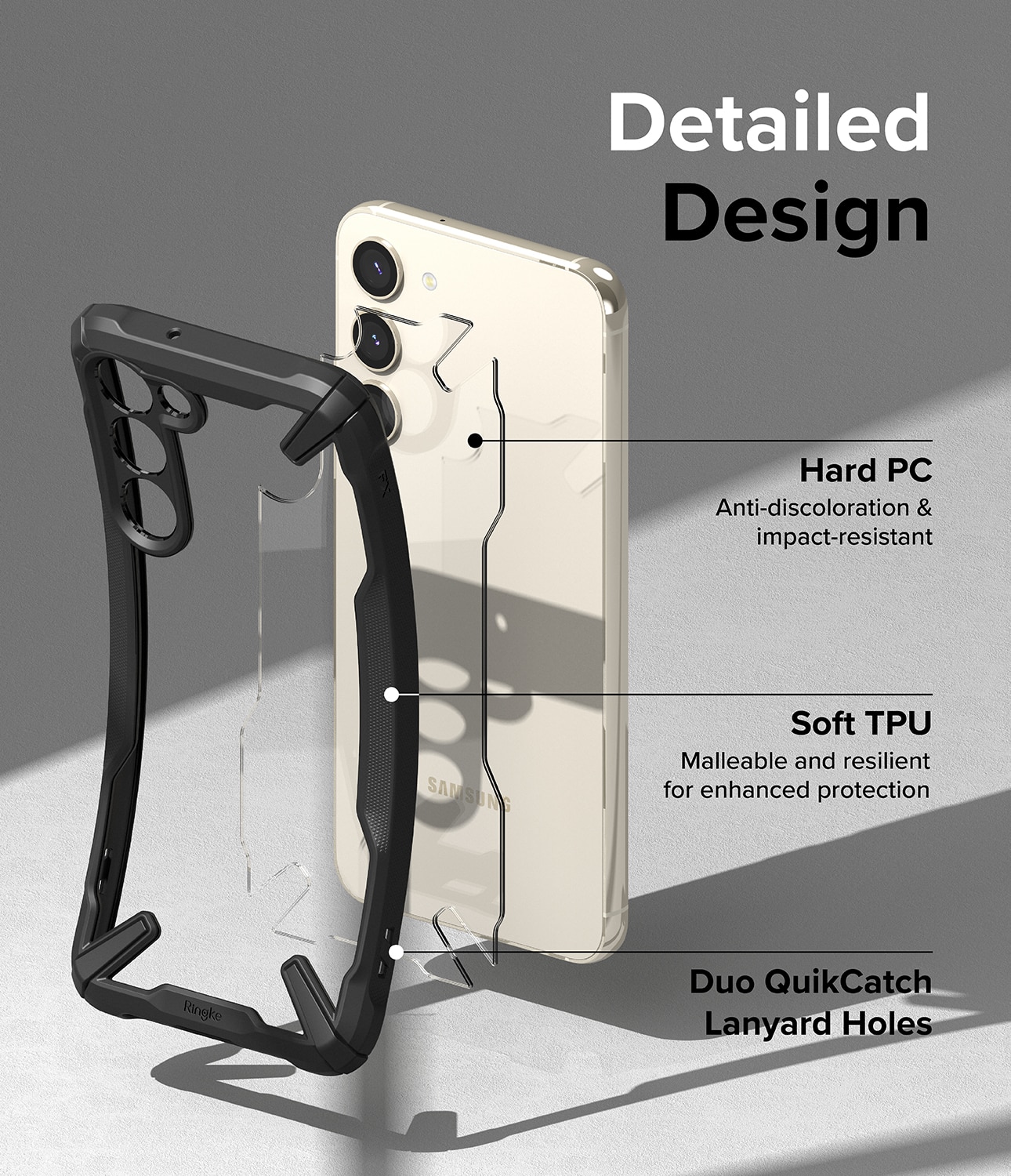 Coque Fusion X Samsung Galaxy S23, Noir