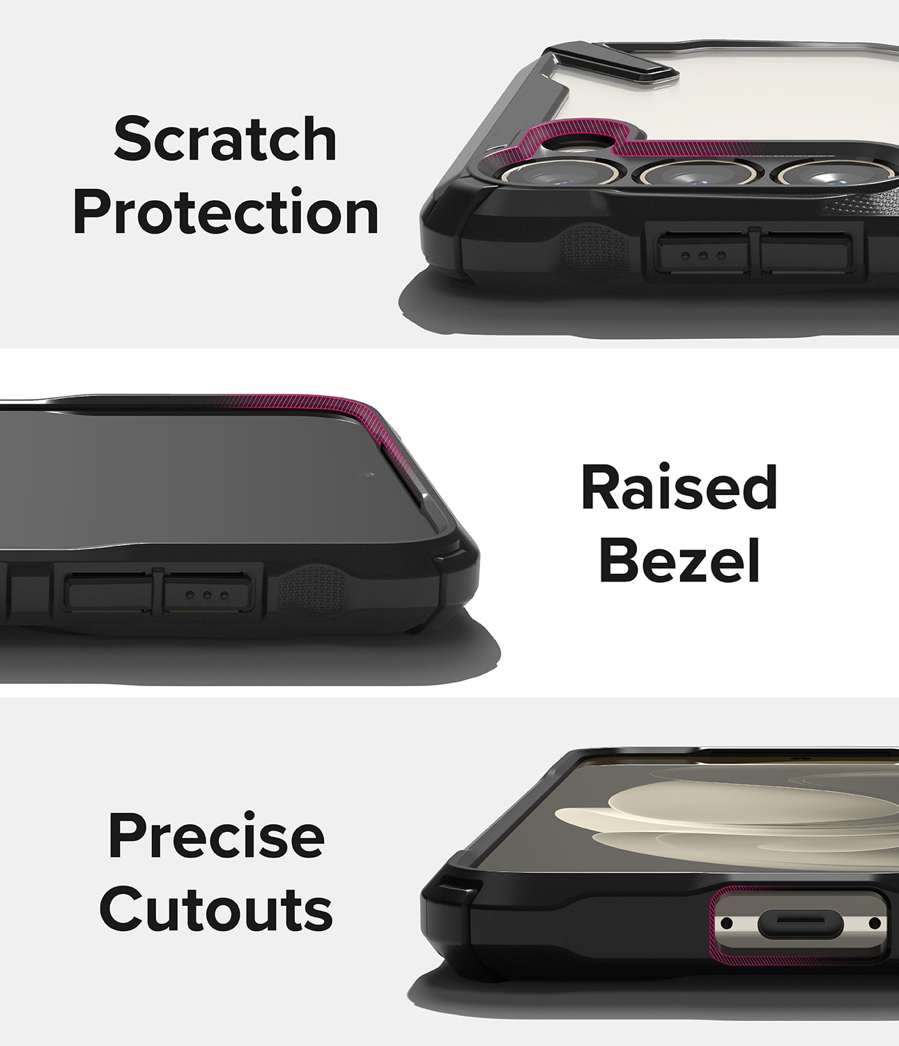 Coque Fusion X Samsung Galaxy S23, Noir