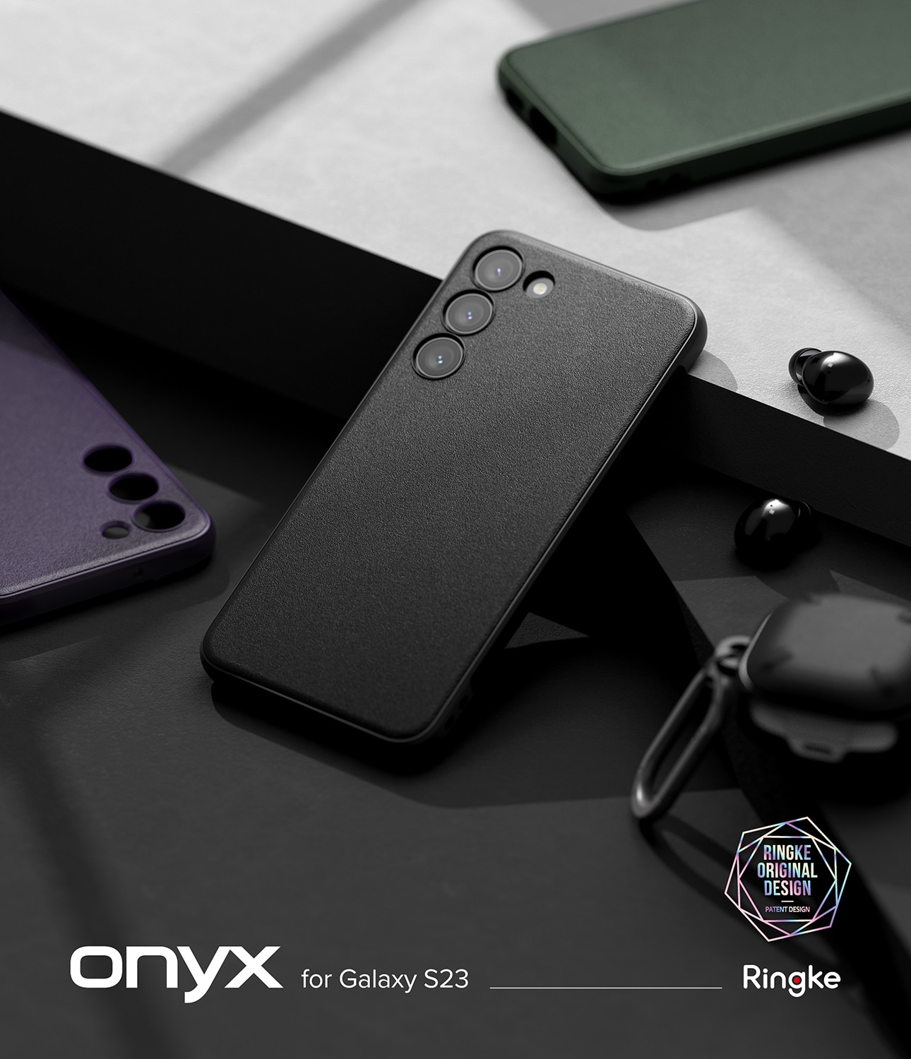 Coque Onyx Samsung Galaxy S23, noir
