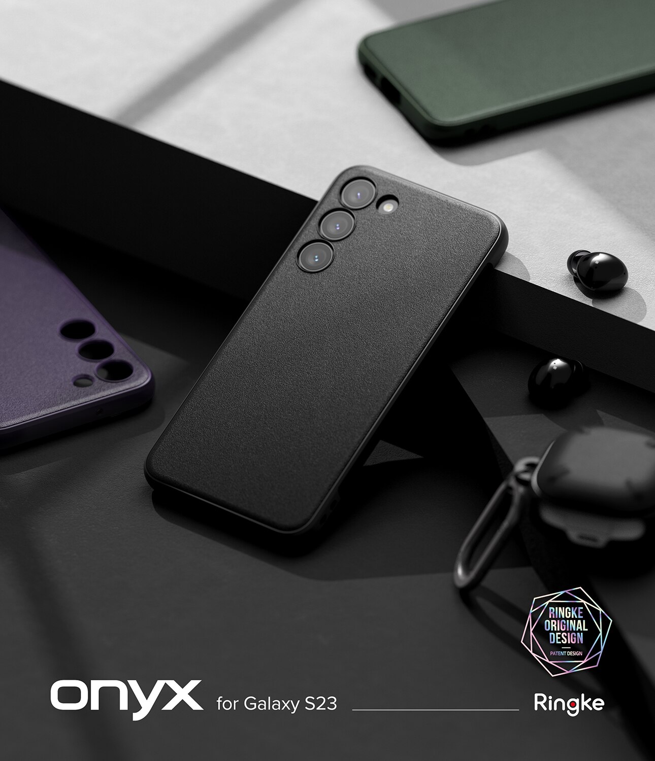 Coque Onyx Samsung Galaxy S23, Black